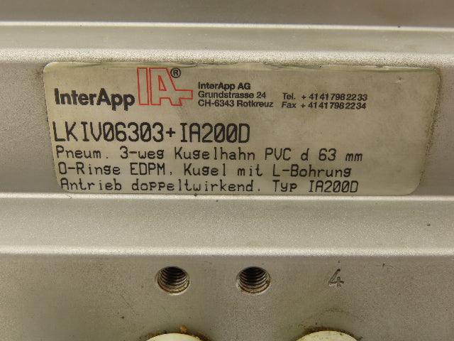IA200D.F05-F0714-SQ Pneumatic Valve Actuator 115 psi 47 lb-ft 14mm Double Square