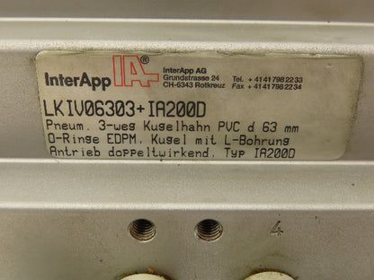 IA200D.F05-F0714-SQ Pneumatic Valve Actuator 115 psi 47 lb-ft 14mm Double Square