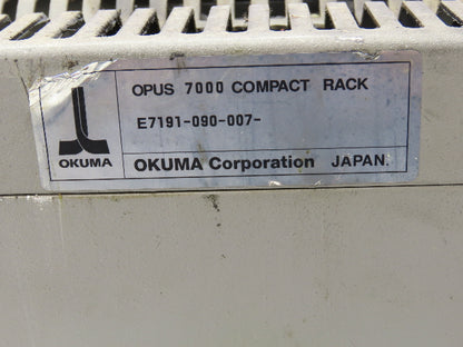 Okuma E1971-090-007 OPUS7000 Compact Rack Chassis
