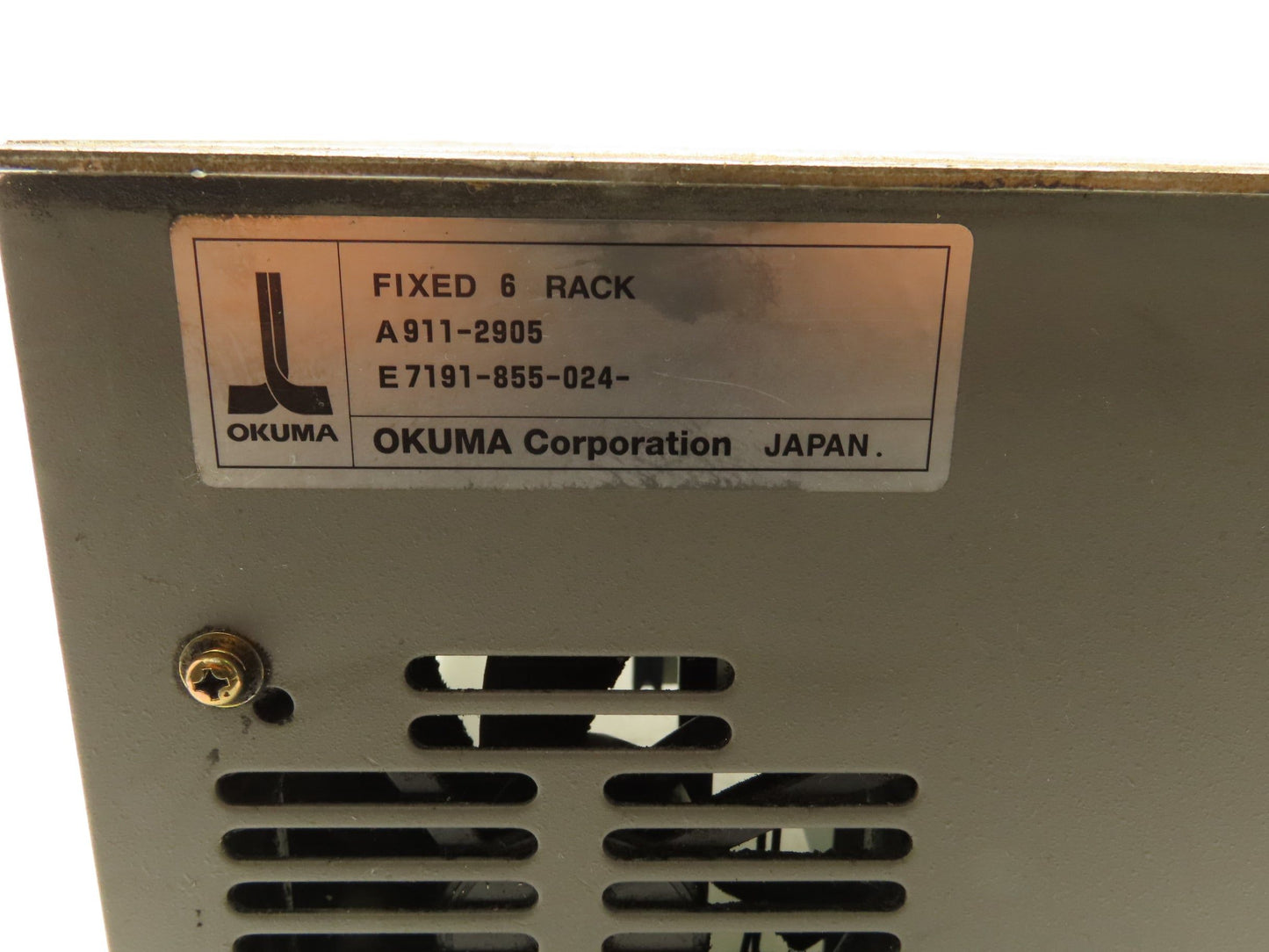 Okuma E7191-855-024 OPUS7000 Compact Fixed 6 Rack Chassis