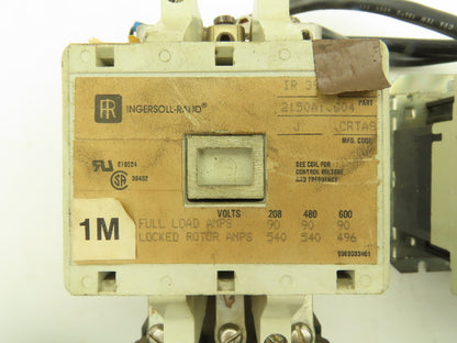 Ingersoll Rand Star Delta Motor Starter 90A 600V 60Hp 3Ph 120V Coil