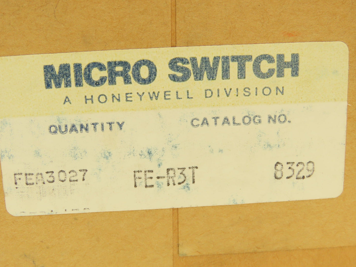 Honeywell FE-R3T Micro Switch Phototransistor Sensor 6V 0.4A