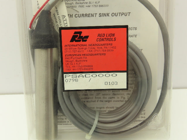 Red Lion PSAC0000 Proximity Sensor Lot of 3