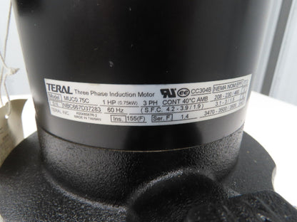 Teral VKN115A-7W Coolant Pump 320 L/min 1Hp 3500rpm 480V 3PH 1.5"NPT Floor Mount