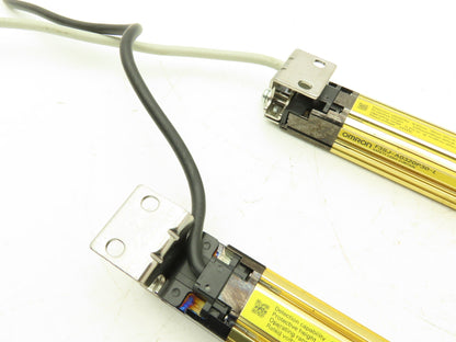 Omron F3SJ-A0320P30-L F3SJ-A0320P30-D Light Curtain Emitter Receiver Set/Bracket