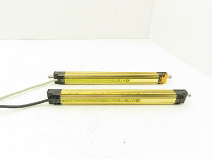 Omron F3SJ-A0320P30-L F3SJ-A0320P30-D Light Curtain Emitter Receiver Set/Bracket