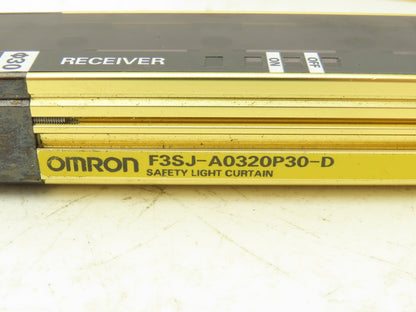 Omron F3SJ-A0320P30-L F3SJ-A0320P30-D Light Curtain Emitter Receiver Set/Bracket