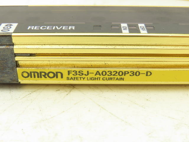 Omron F3SJ-A0320P30-L F3SJ-A0320P30-D Light Curtain Emitter Receiver Set/Bracket