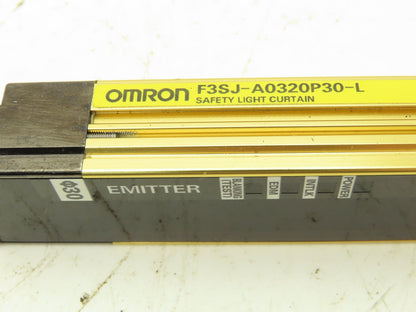Omron F3SJ-A0320P30-L F3SJ-A0320P30-D Light Curtain Emitter Receiver Set/Bracket