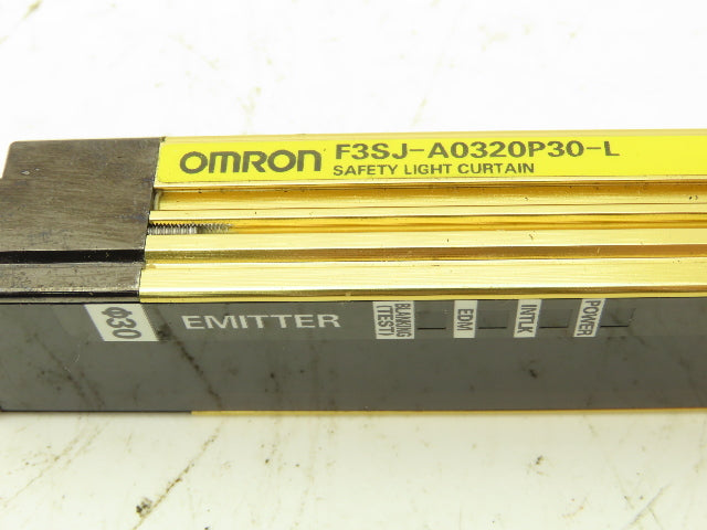 Omron F3SJ-A0320P30-L F3SJ-A0320P30-D Light Curtain Emitter Receiver Set/Bracket