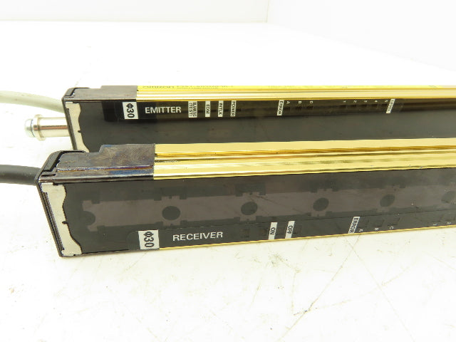 Omron F3SJ-A0320P30-L F3SJ-A0320P30-D Light Curtain Emitter Receiver Set/Bracket