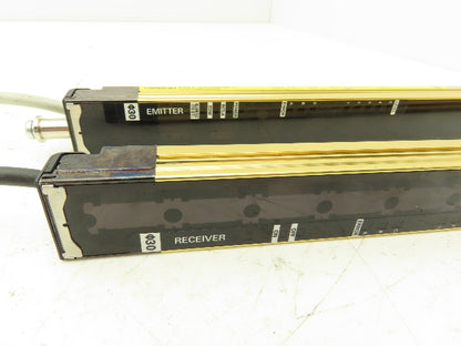 Omron F3SJ-A0320P30-L F3SJ-A0320P30-D Light Curtain Emitter Receiver Set/Bracket