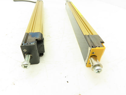 Omron F3SJ-A0320P30-L F3SJ-A0320P30-D Light Curtain Emitter Receiver Set/Bracket