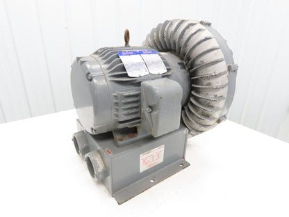 Spencer Vortex VB055B Regenerative Blower Vacuum Motor 7.5hp 230/460V 3ph 370CFM