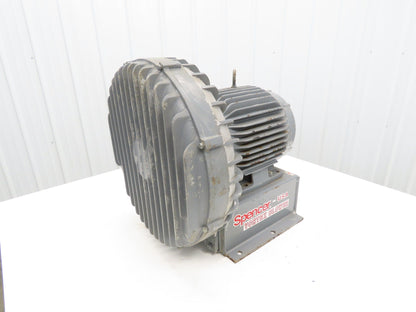 Spencer Vortex VB055B Regenerative Blower Vacuum Motor 7.5hp 230/460V 3ph 370CFM