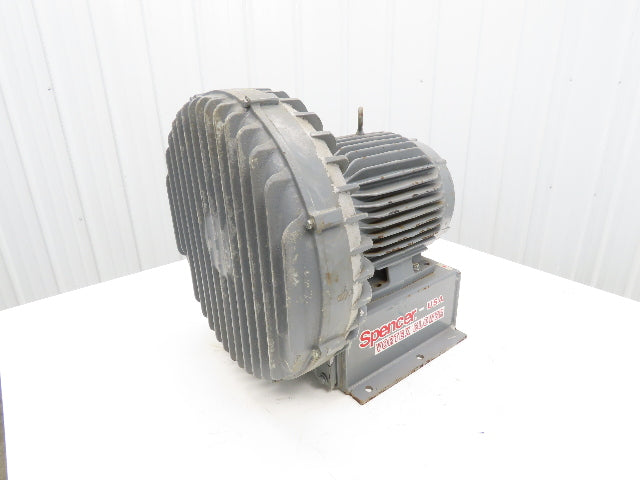 Spencer Vortex VB055B Regenerative Blower Vacuum Motor 7.5hp 230/460V 3ph 370CFM
