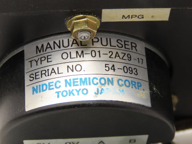Makino OLM-01-2AZ9-17 Manual Pulser Coder Generator Control Panel