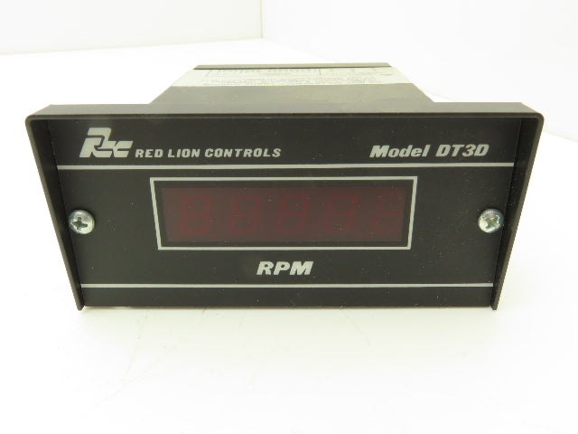 Red Lion DT3D0500 Tachometer 5-Digit 7-Segment Red LCD