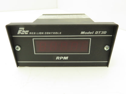 Red Lion DT3D0500 Tachometer 5-Digit 7-Segment Red LCD