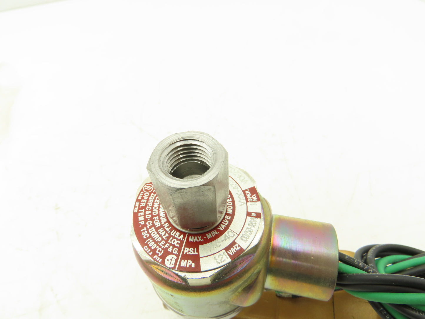 Versa VXX-4324-H-XX-10-A120 Pneumatic Solenoid Valve 4-Way 3-Pos 1/4"npt 120VAC