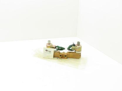 Versa VXX-4324-H-XX-10-A120 Pneumatic Solenoid Valve 4-Way 3-Pos 1/4"npt 120VAC