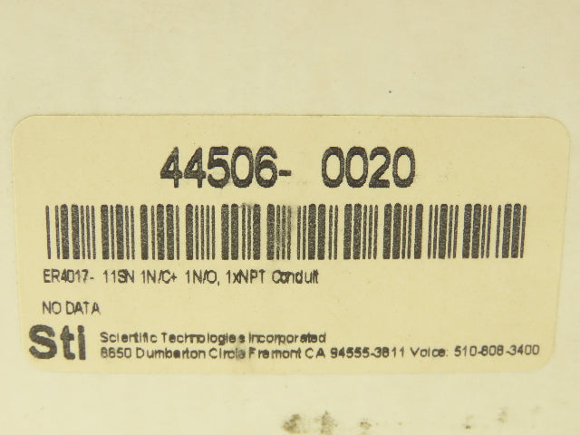 Omron STI ER4017 Emergency Cable Pull Safety Switch 500V/1A 250V/2A 100V/5A