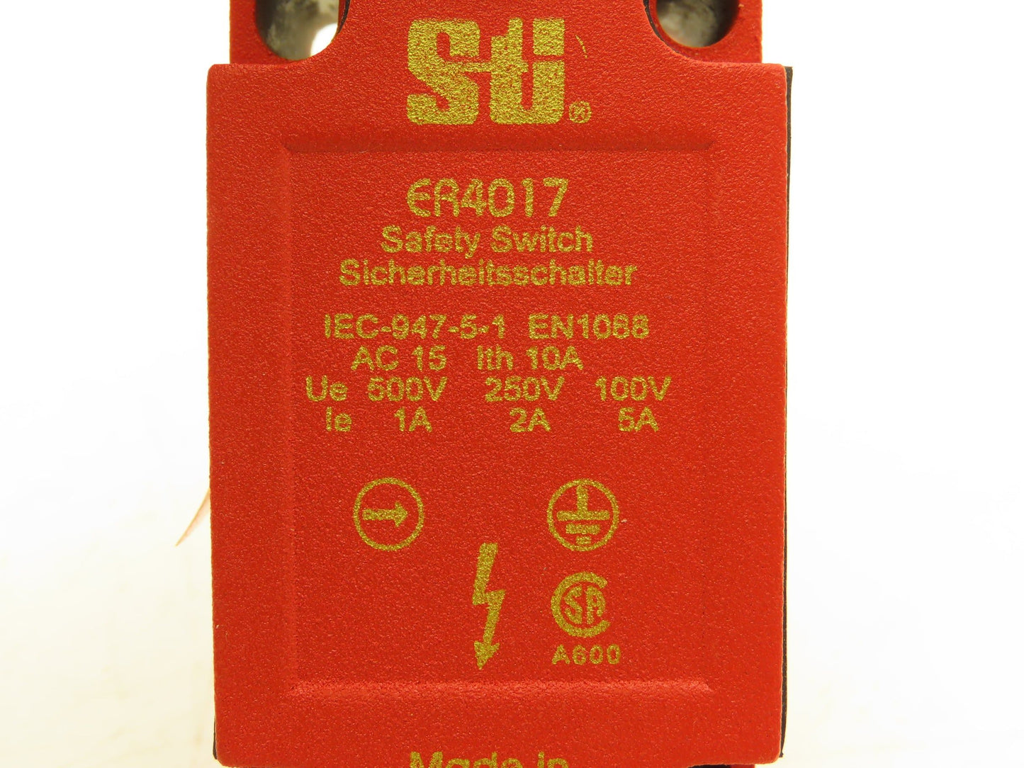 Omron STI ER4017 Emergency Cable Pull Safety Switch 500V/1A 250V/2A 100V/5A