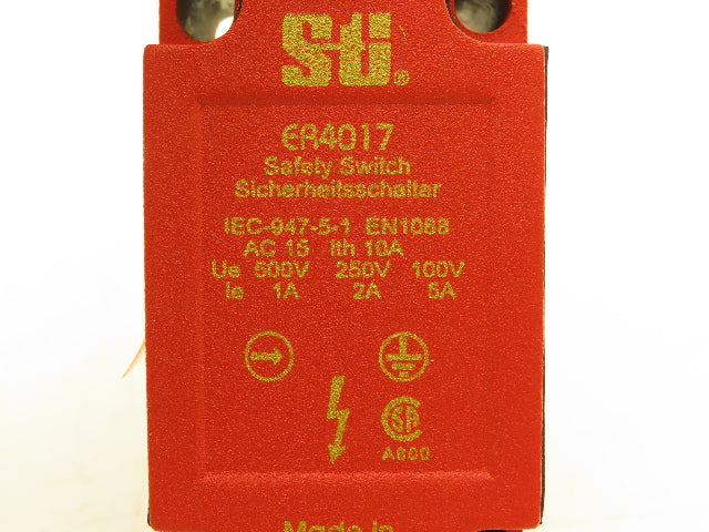 Omron STI ER4017 Emergency Cable Pull Safety Switch 500V/1A 250V/2A 100V/5A