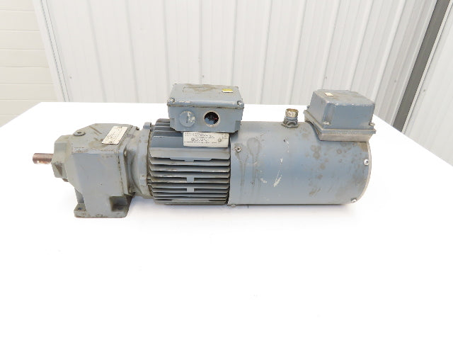 KEB G1.2B DA80G4 FI Inline Gearmotor 13.67:1 Reducer 1690/124rpm .75Kw 230/460V