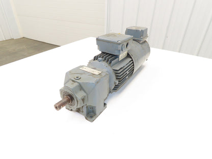 KEB G1.2B DA80G4 FI Inline Gearmotor 13.67:1 Reducer 1690/124rpm .75Kw 230/460V