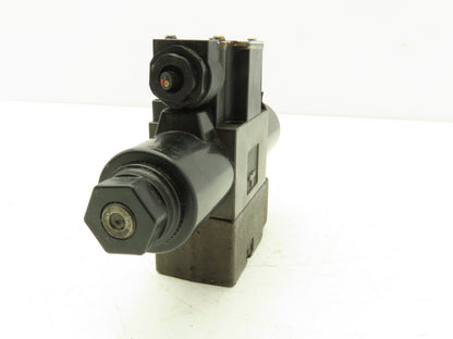 Yuken DSG-01-3C4-D24-70 Directional Solenoid Valve 3 Pos 4 Way 24VDC W/Manifold