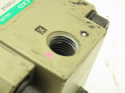 CKD CV2-15AX548 Pneumatic Solenoid Valve 2 Way 2 Position 1/2"NPT