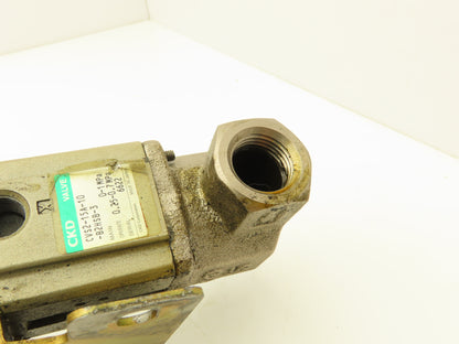 CKD CVS2-15A-10-B2HSB-3 Pneumatic Solenoid Valve 2 Way 2 Position 1/2"NPT 24VDC