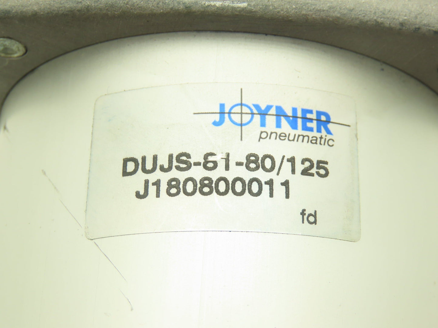 Joyner DUDJS-81-80/125 Pneumatic Air Cylinder 80mm Bore 125mm Stroke Double Act