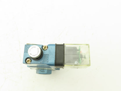 MAC 55B-22-PE-614JC Solenoid Valve 3/8" NPT 24VDC Coil 30-150PSI