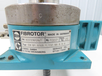 Fibro Fibrotor EM01.0160.1.132.08 Rotary Index Table 8-Stop 160mm 277/480V