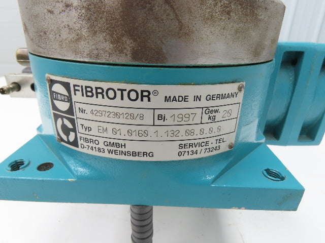 Fibro Fibrotor EM01.0160.1.132.08.0.0.0 Rotary Index Table 8-Stop 160mm 277/480V