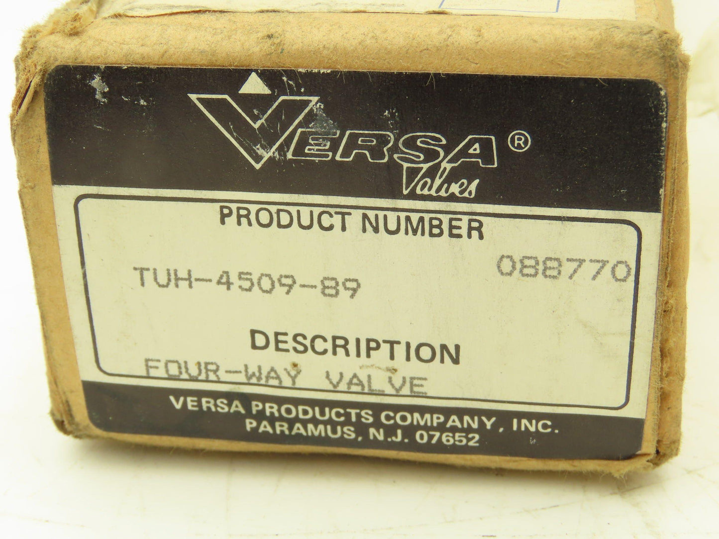 Versa TUH-4509-89 Hydraulic Manual Hand Lever Valve Brass 500 psi 1/2" NPT 4/3