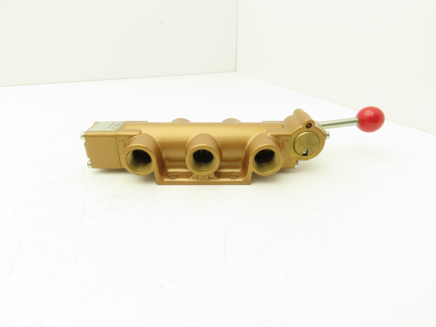 Versa TUH-4509-89 Hydraulic Manual Hand Lever Valve Brass 500 psi 1/2" NPT 4/3