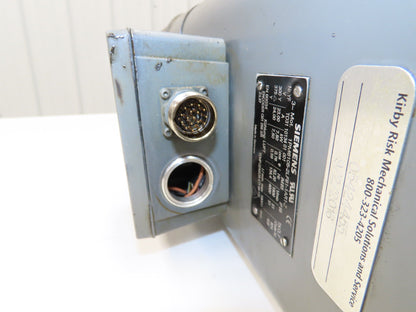 Siemens 1PM6105-2LF81-1AR1-Z Servo Motor 7.5Kw 4000 RPM Encoder Q01 256 S/R