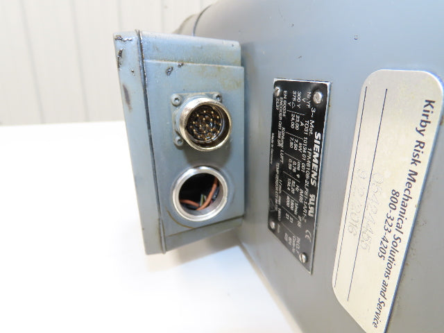 Siemens 1PM6105-2LF81-1AR1-Z Servo Motor 7.5Kw 4000 RPM Encoder Q01 256 S/R