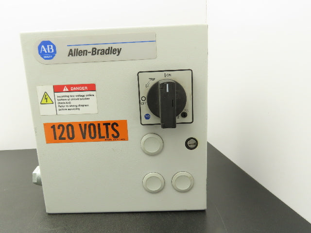 Allen Bradley 103H-NX1D Motor Starter Enclosure Electrical Disconnect