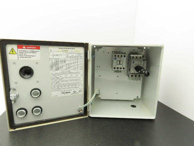 Allen Bradley 103H-NX1D Motor Starter Enclosure Electrical Disconnect