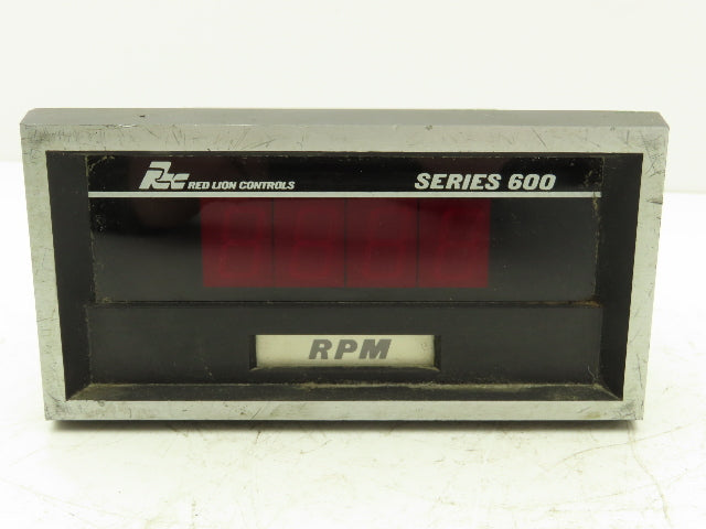 Red Lion 600 | Series 600 RPM Indicator Display 115VAC 4-Digit