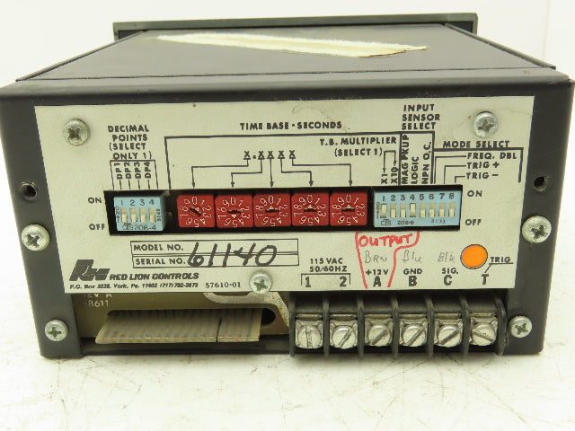 Red Lion 600 | Series 600 RPM Indicator Display 115VAC 4-Digit