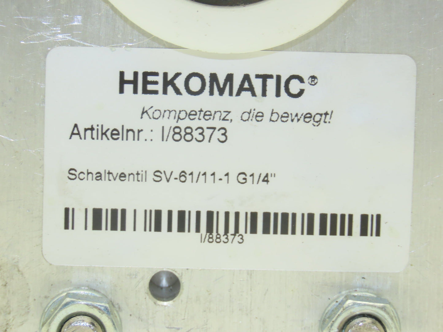 Hekomatic SV-61/11-1 Pneumatic Customizable Air Selector Switch Lever Activated