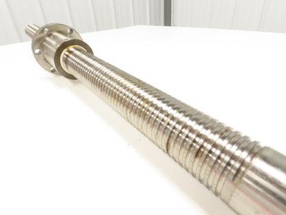 Lead Screw International Ball Screw & Nut Assy 1.5" Dia 3/16" Pitch 24-5/8" OAL