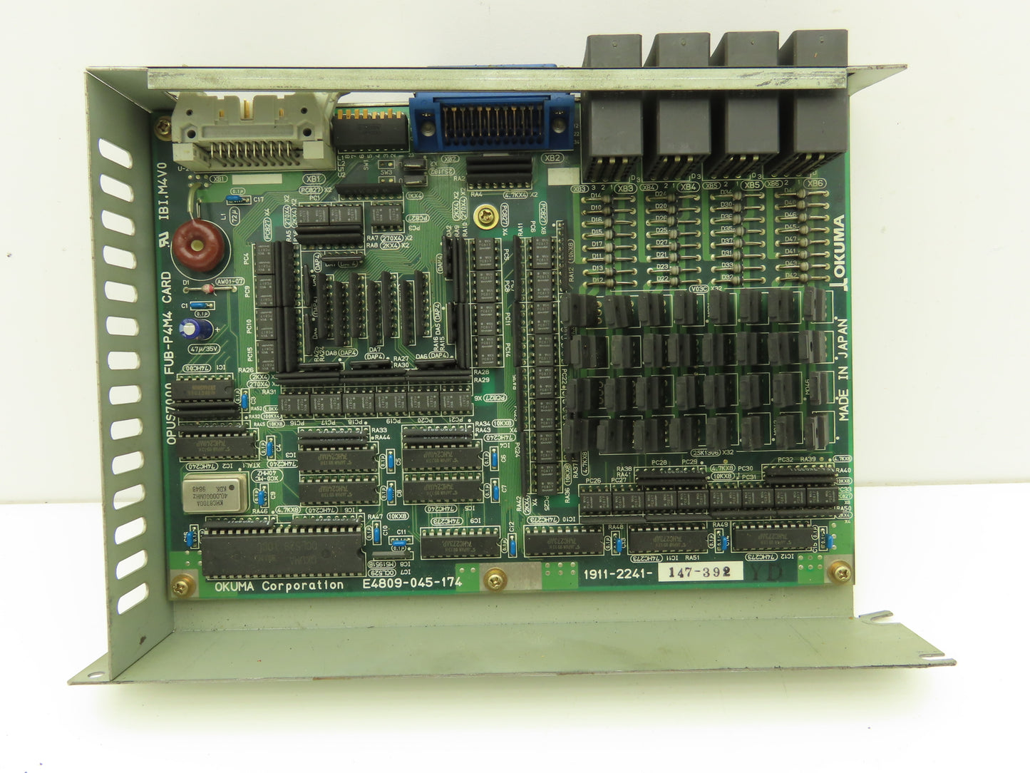 Okuma FUB-P4M4 Opus7000 PLC Slot Card Controller Version 2.0 Lot Of 4