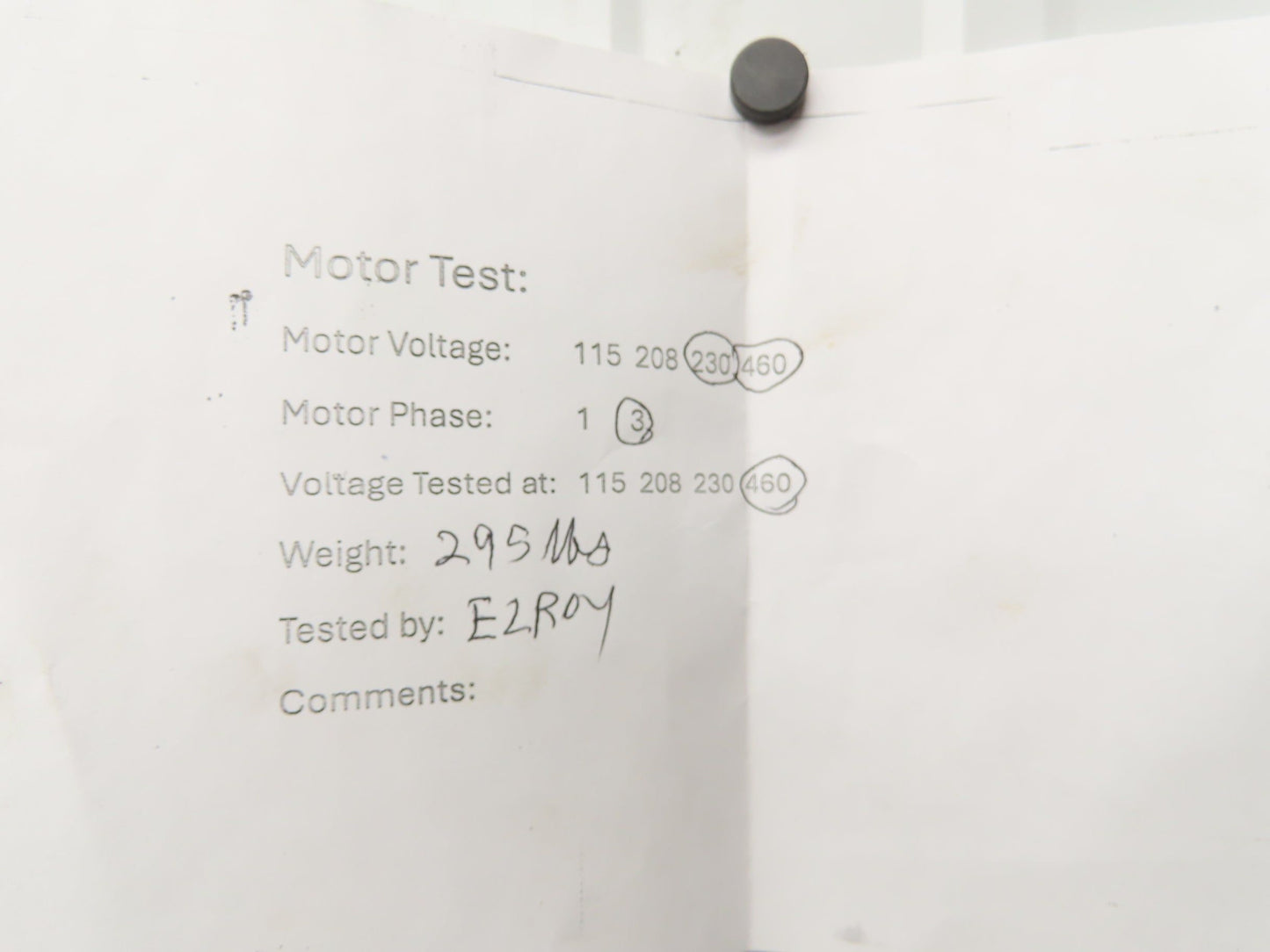 Emerson Electric DJ40S1AM AC Pump Motor 40Hp 3525 RPM 230/460V 3Ph 286JM