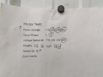 Baldor CEWWDM3711T AC Motor 10Hp 3490rpm 230/460V 3Ph 215TC Foot Mount Washdown